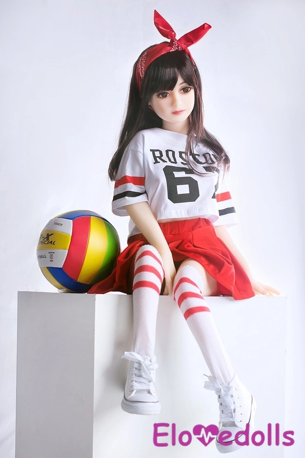 100cm D-kupa TPE Grå ögon Svarta Små bröst Riktig docka Galleri 7