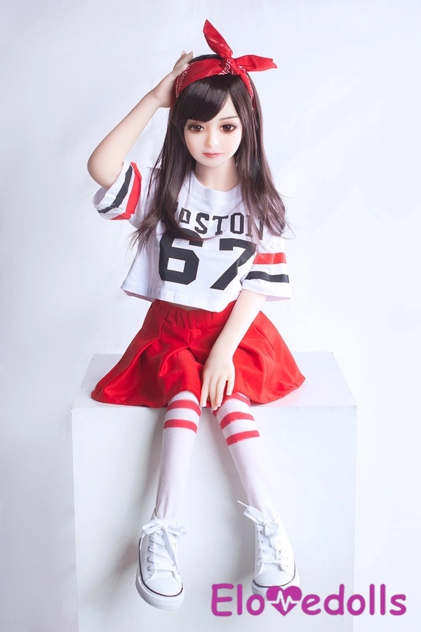 100cm D-kupa TPE Svarta Små Bröst Liten Äkta Dockgalleri 9