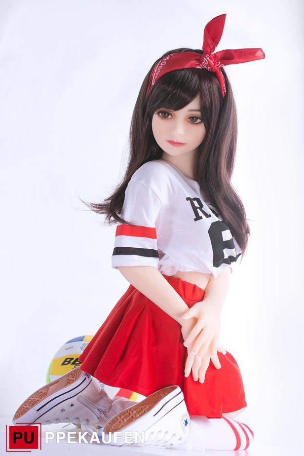 100cm D Cup TPE Petite Black Gray Eyes Real Doll Detail View 3