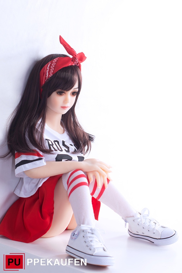 100cm D Cup TPE Black Thin Lips Gray Eyes Real Doll Detail View 4