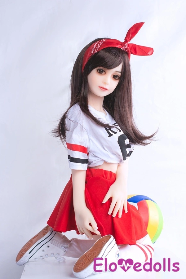 100cm D-kupa TPE Svart Små Bröst Liten Äkta Docka Detaljvy 6