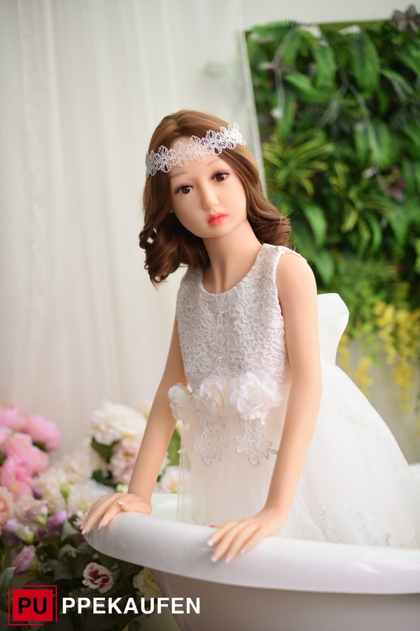125cm D Cup TPE Gray Eyes White Thin Lips Realistic Sex Doll Detail View 2