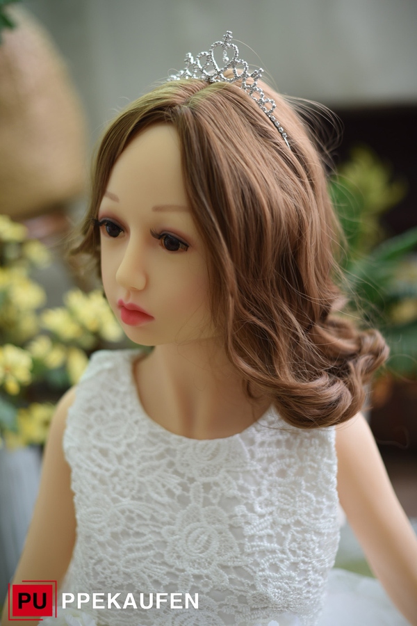 125cm D Cup TPE Gray Eyes Petite Breasts White Realistic Sex Doll Detail View 6