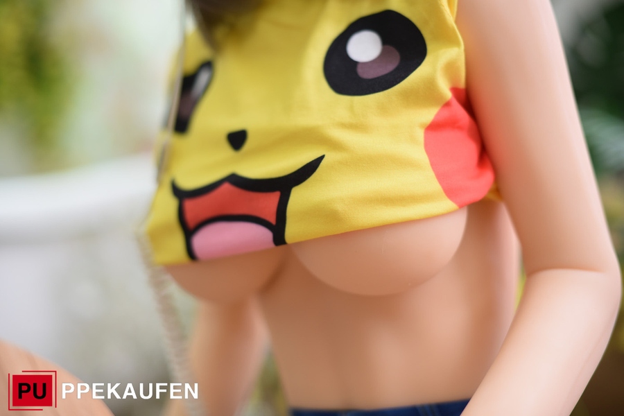 125cm D Cup TPE Amber Eyes Petite Breasts Realistic Sex Doll Gallery 3