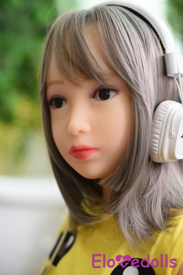 Búp bê tình dục chân thực 125cm D Cup TPE mắt hổ phách ngực nhỏ môi tự nhiên Bộ sưu tập 5