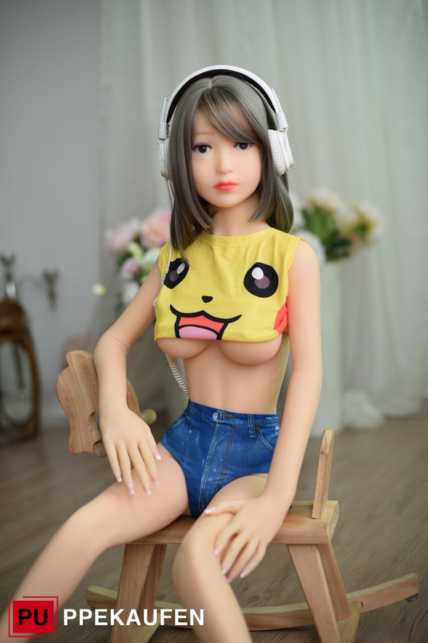 125cm D Cup TPE Natural Lips Amber Eyes Brunette Realistic Sex Doll Gallery 9