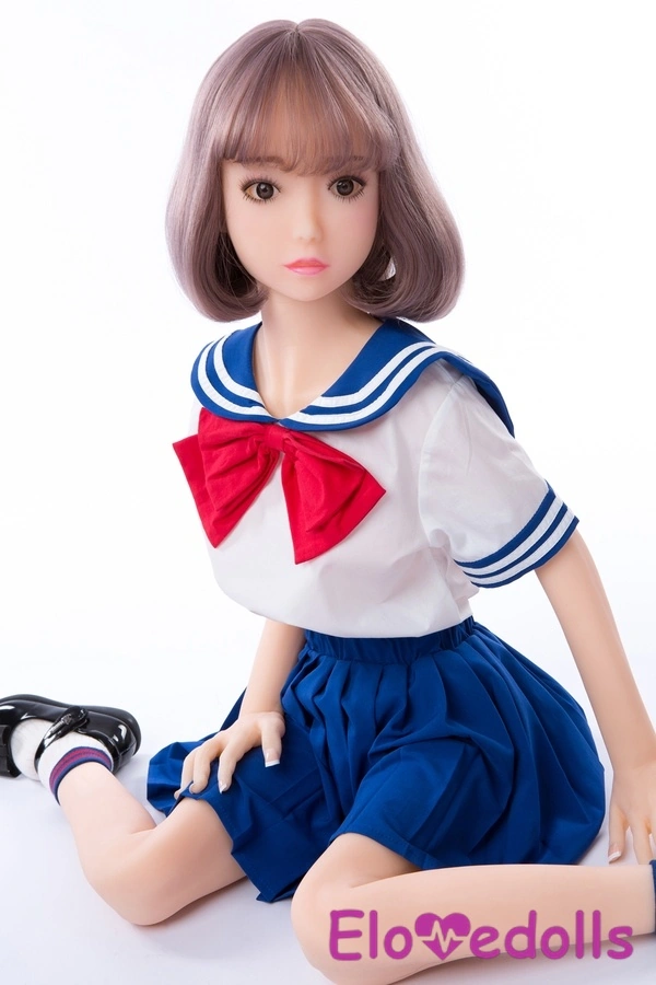 Búp bê tình dục TPE mắt xanh nhỏ nhắn, ngực D 125cm, màu nâu sẫm, chi tiết xem 4