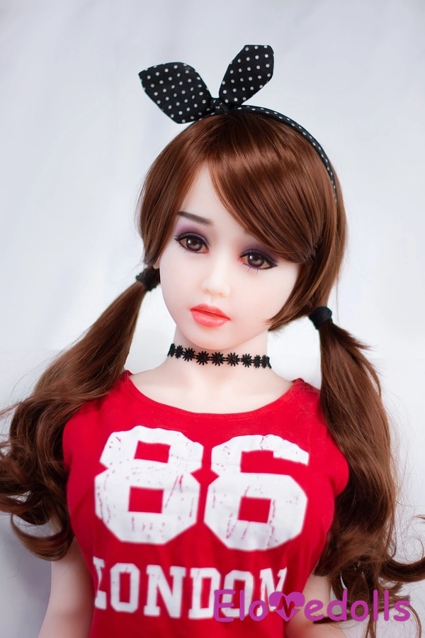125cm D Cup TPE Gray Eyes Glossy Lips Red Sex Doll Gallery 8