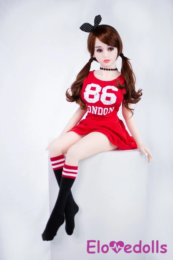 125cm D Cup TPE Gray Eyes Petite Breasts Glossy Lips Sex Doll Gallery 9