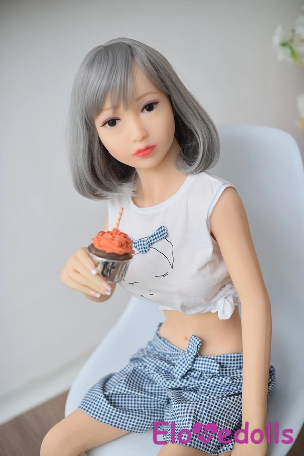 Poupée sexuelle réaliste en TPE, bonnet D, 125 cm, lèvres fines, yeux gris, galerie 2