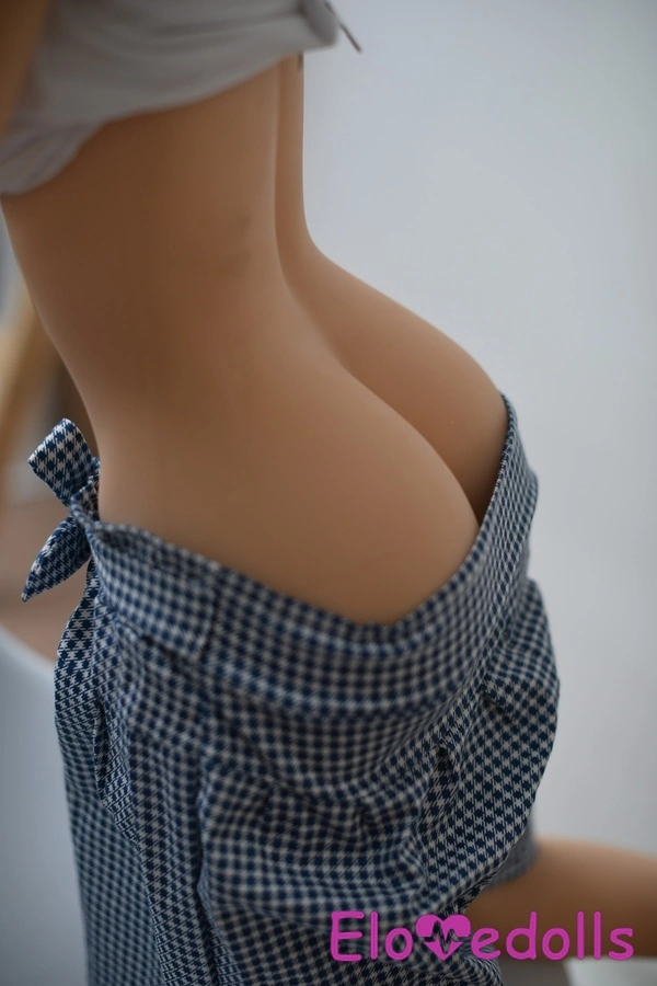 Poupée sexuelle réaliste en TPE grise, bonnet D, 125 cm, petite poitrine, galerie 5