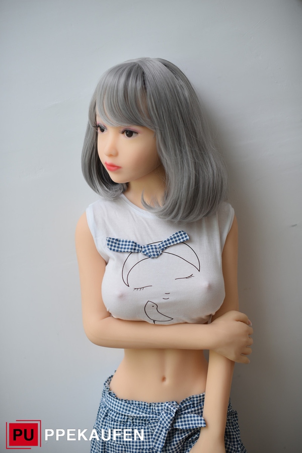 125cm D Cup TPE Thin Lips Petite Breasts Gray Eyes Realistic Sex Doll Detail View 5