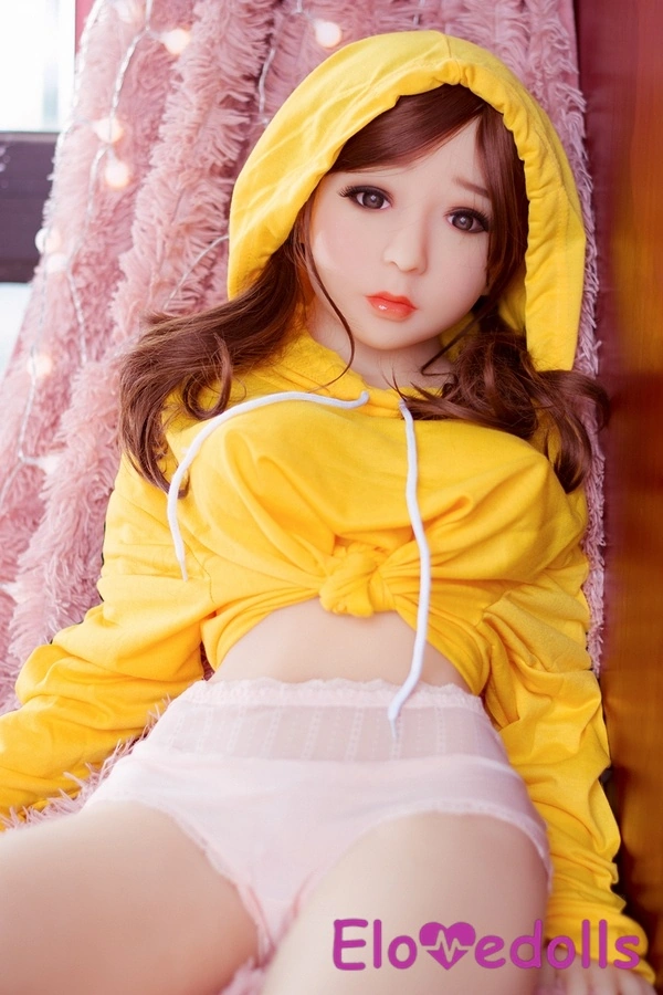 138cm E-kupa TPE Små bröst Brunett Bärnstensfärgade ögon Kändissexdockor Galleri 8