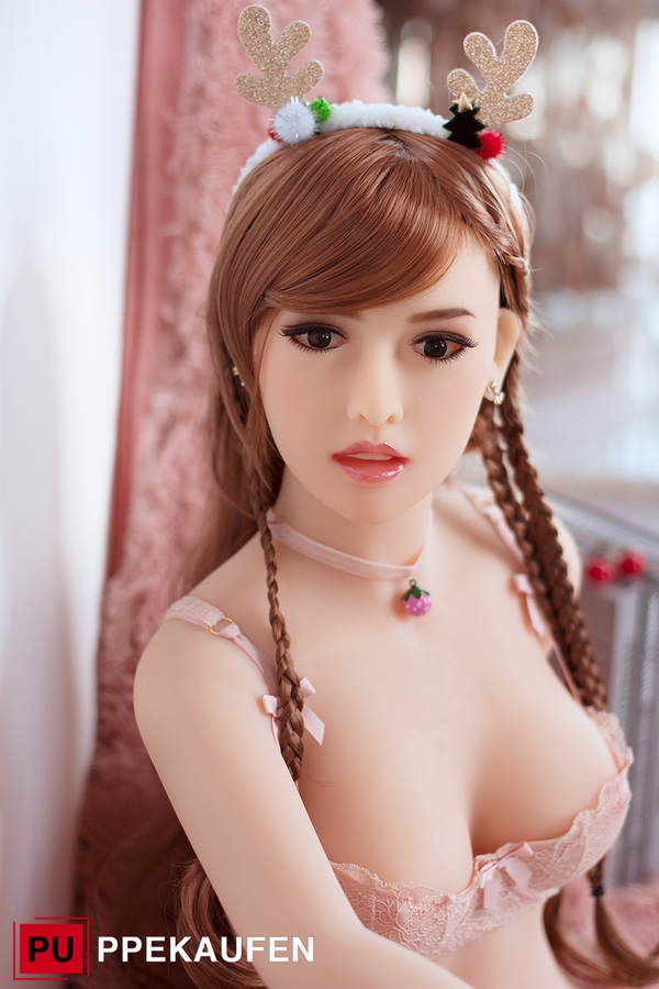 148cm D Cup TPE Amber Eyes Small Breasts Brunette Celebrity Sex Dolls Gallery 2