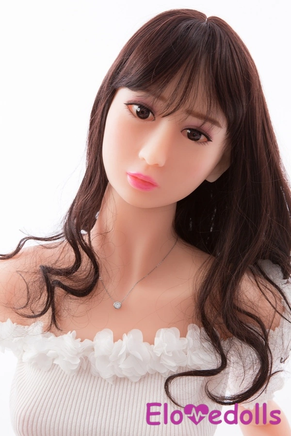 Búp bê tình dục TPE ngực nhỏ 148cm, mắt xám, tóc nâu, cúp D, Bộ sưu tập 5