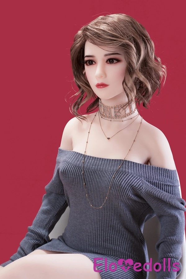 Boneka Seks Payudara Kecil TPE Petite Tipis Bibir 150cm C Cup