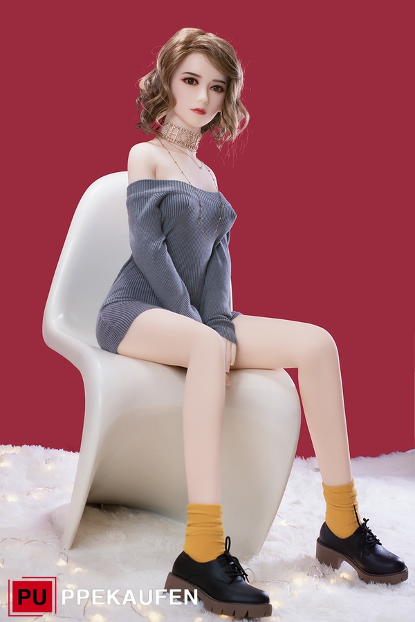 150cm C Cup TPE Petite Small Breasts Amber Eyes Sex Doll Gallery 4