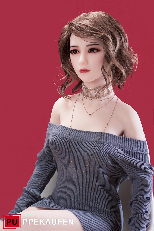 150cm C Cup TPE Thin Lips Amber Eyes Petite Sex Doll Gallery 5