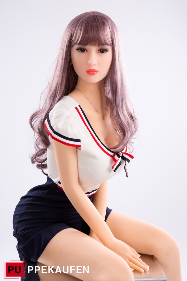 158cm D Cup TPE Gray Eyes Brunette Petite Breasts European Sex Doll Detail View 3
