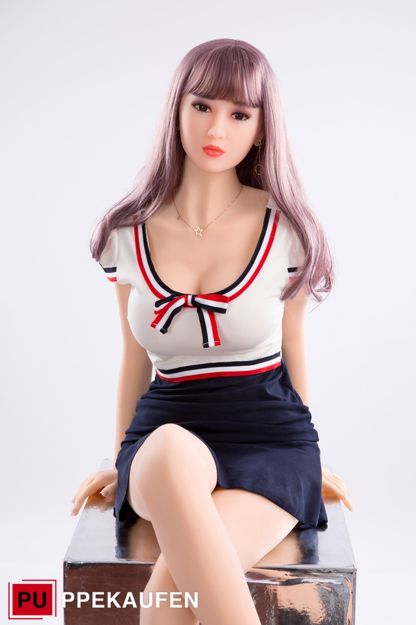 158cm D Cup TPE Petite Breasts Gray Eyes Thin Lips European Sex Doll Detail View 4