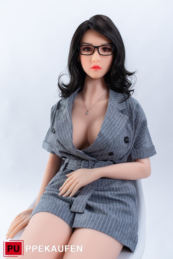 158cm D Cup TPE Thin Lips Amber Eyes Voluptuous Sex Doll Gallery 3