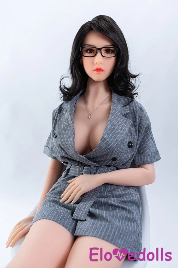 Galeri Boneka Seks Mata Amber Hitam Menggairahkan 158cm D Cup TPE 7