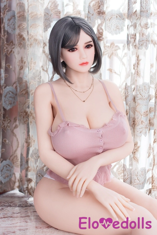 165cm E Cup TPE Petite Thin Lips Amber Eyes Thick Sex Doll Gallery 2