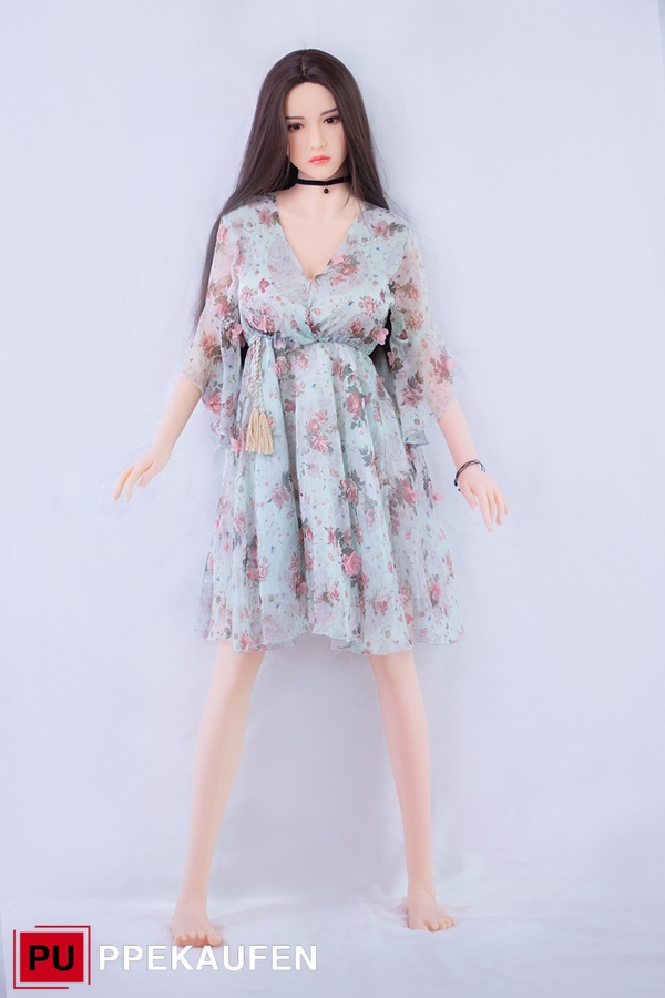 168cm E Cup TPE Voluptuous Gray Eyes Brunette Sex Doll Gallery 4