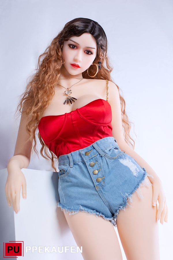 168cm E Cup TPE Amber Eyes Red Petite Breasts Sex Doll Gallery 5