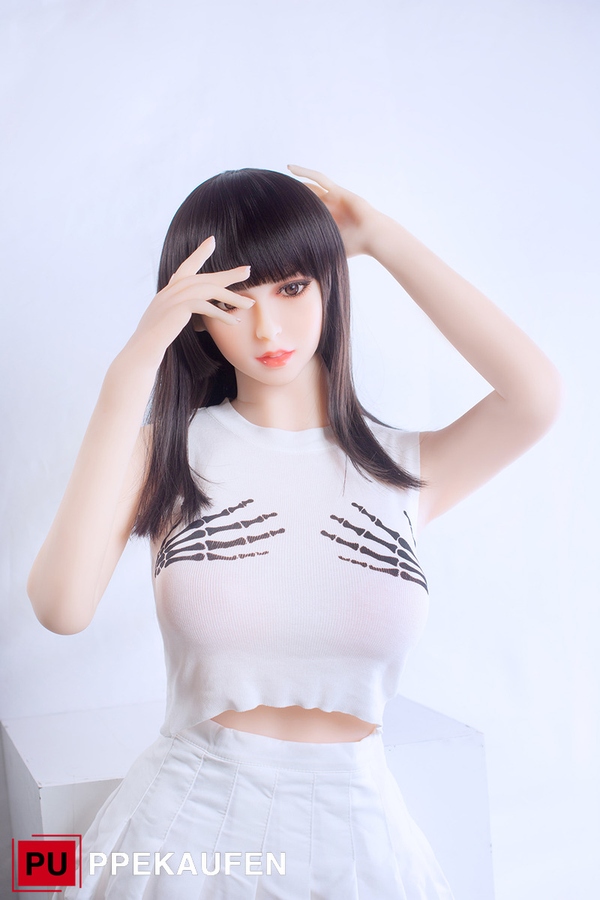168cm E Cup TPE Black Amber Eyes Small Breasts BBW Sex Doll Gallery 3