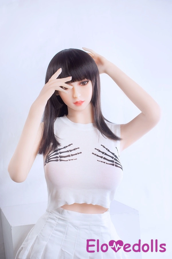 گالری عروسک جنسی 168 سانتی‌متری E Cup TPE با سینه‌های کوچک و جذاب، مشکی، BBW، 7