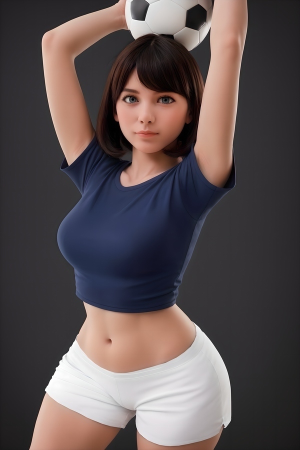 151cm D Cup Silicone Head & TPE Body Thin Lips Athletic Gray Eyes Thick Sex Doll Gallery 5