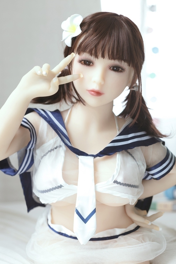 100cm D Cup TPE Blue Eyes Petite Thin Lips Mini Sex Doll Product