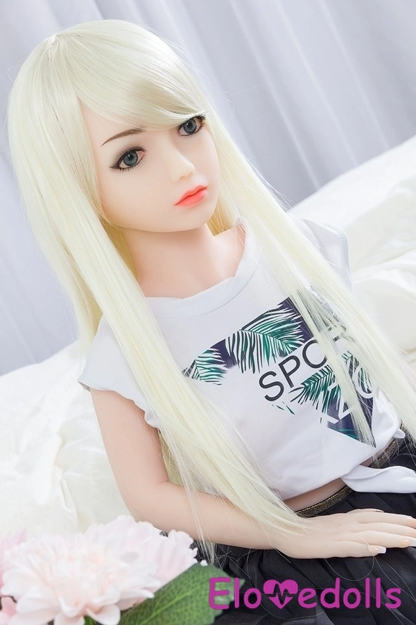Galeri Boneka Seks Remaja Mungil 105cm D Cup TPE Bibir Tipis Mata Amber 5