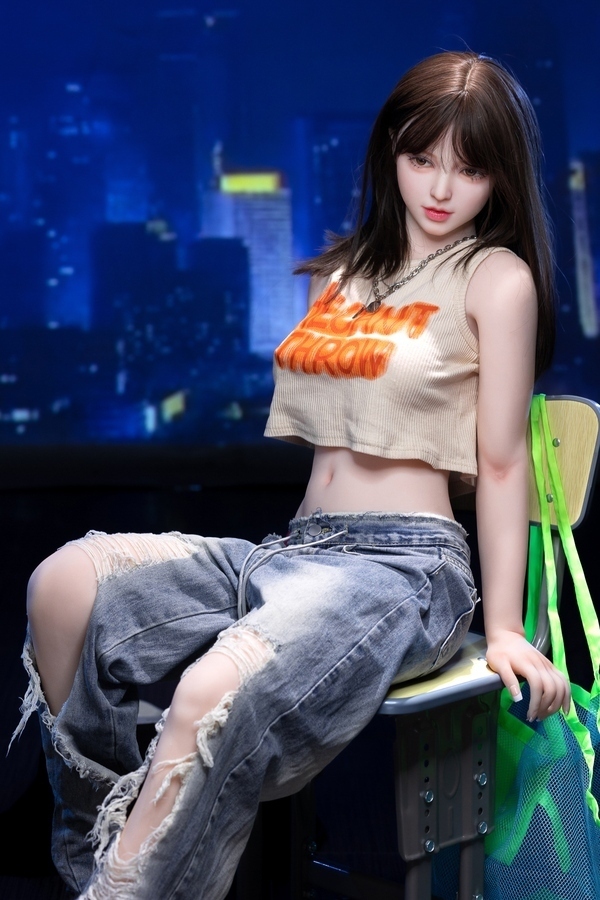 157cm D Cup TPE Petite Black Small Breasts Asian Sex Doll Gallery 4