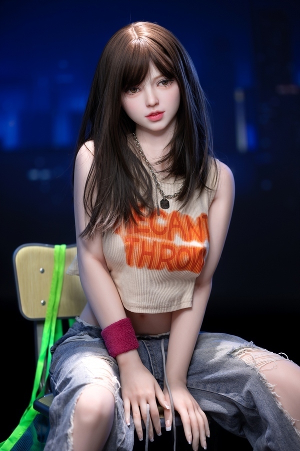 157cm D Cup TPE Green Eyes Black Small Breasts Asian Sex Doll Gallery 8