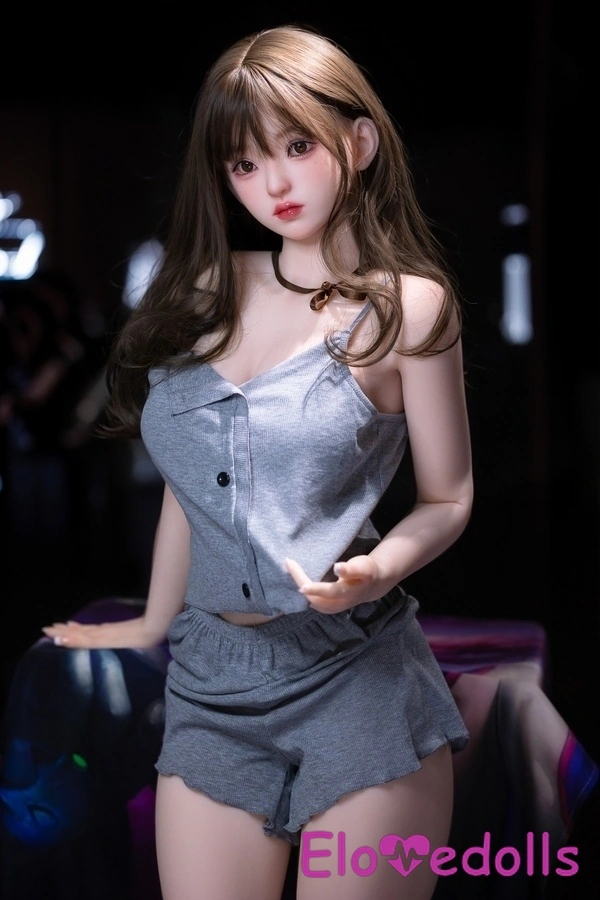 157cm D Cup TPE Small Breasts Thin Lips Brunette Realistic Sex Doll Detail View 2