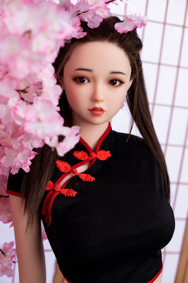 100cm C Cup TPE Black Small Breasts Amber Eyes Chinese Sex Doll Detail View 7