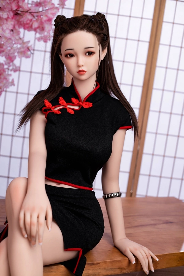 100cm C Cup TPE Petite Amber Eyes Thin Lips Κινέζικη κούκλα σεξ με λεπτομέρειες και 15