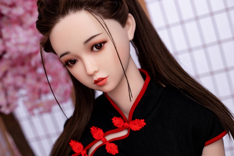100cm C Cup TPE Thin Lips Amber Eyes Small Breasts Chinese Sex Doll Detail View 16
