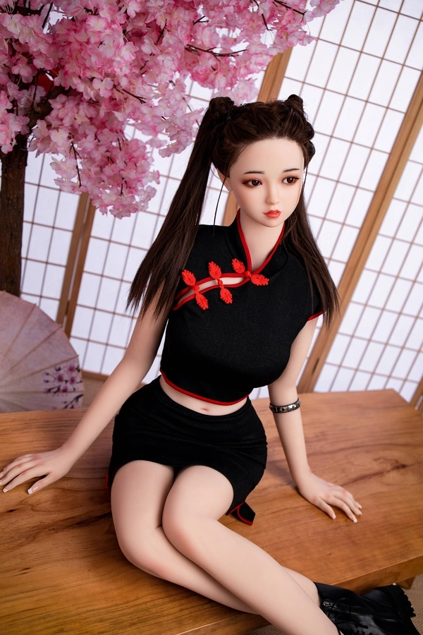 Κούκλα σεξ 100cm C Cup TPE Petite Small Sex με κεχριμπαρένια μάτια Λεπτομέρειες προβολής 18