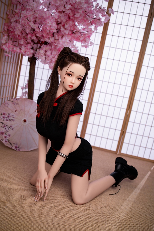 100cm C Cup TPE Small Breasts Petite Black Chinese Sex Doll Detail View 23