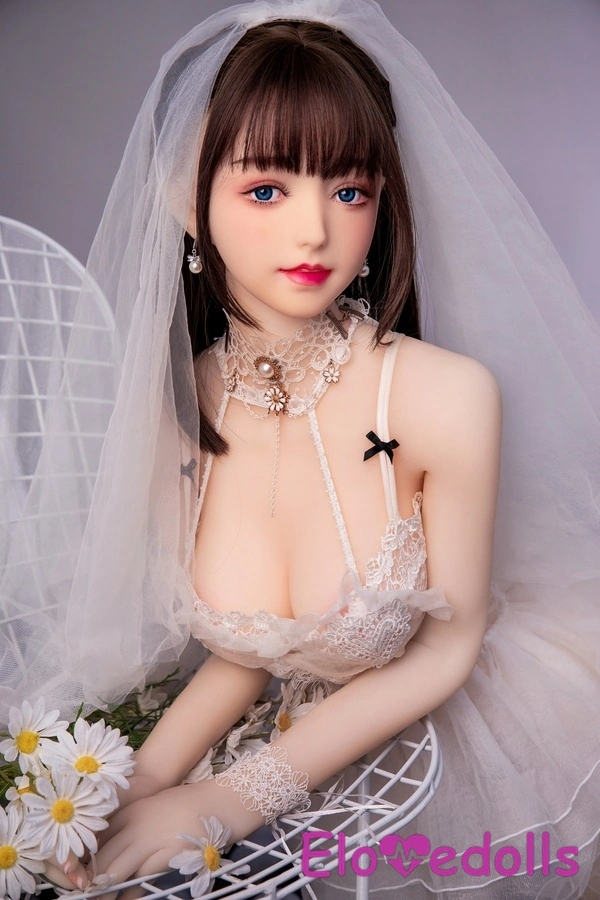 Búp bê tình dục Nhật Bản 148cm C Cup TPE Mắt xám Môi mỏng Ngực trung bình Bộ sưu tập 4