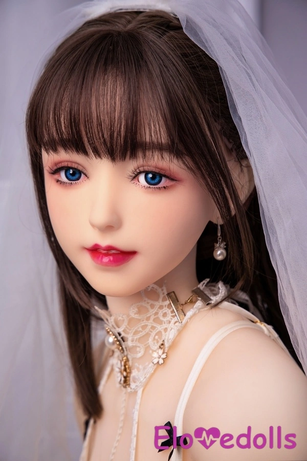 Búp bê tình dục Nhật Bản nhỏ nhắn mắt xám TPE cỡ C 148cm Gallery 6