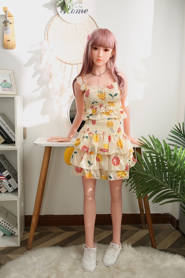 148cm C Cup TPE Natural Lips Pink Gray Eyes Japanese Sex Doll Detail View 7