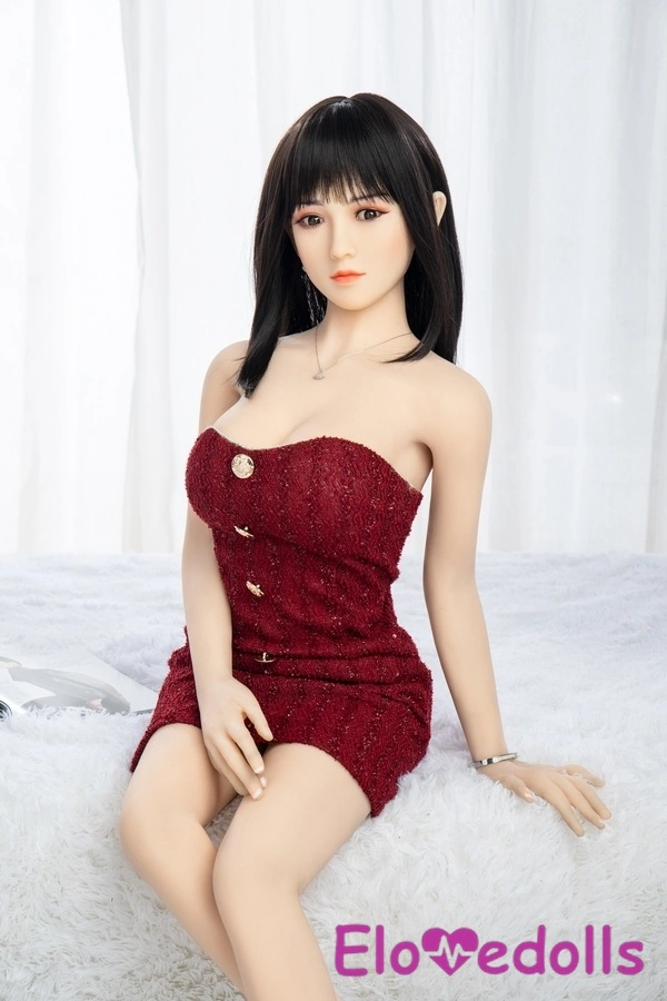 Búp bê tình dục Châu Á 148cm C Cup TPE màu đen nhỏ nhắn, môi mỏng Gallery 2