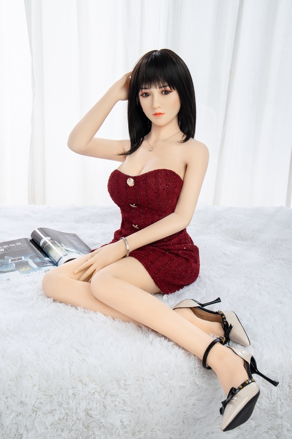 148cm C Cup TPE Black Petite Breasts Amber Eyes Asian Sex Doll Gallery 3