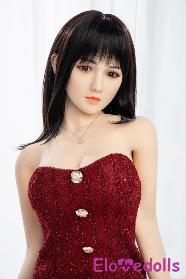 Búp bê tình dục Châu Á 148cm C Cup TPE Mắt hổ phách Môi mỏng Bộ sưu tập 7