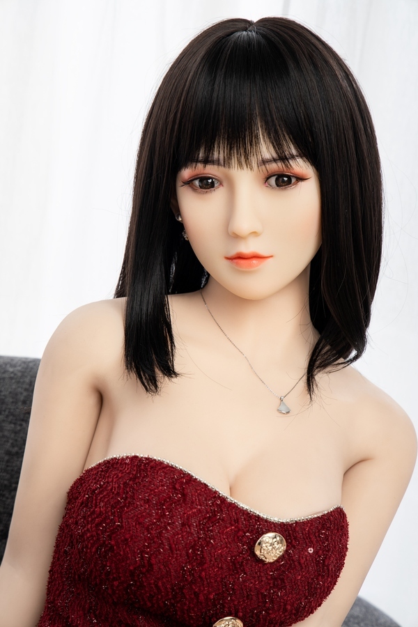 148cm C Cup TPE Petite Amber Eyes Black Asian Sex Doll Detail View 6
