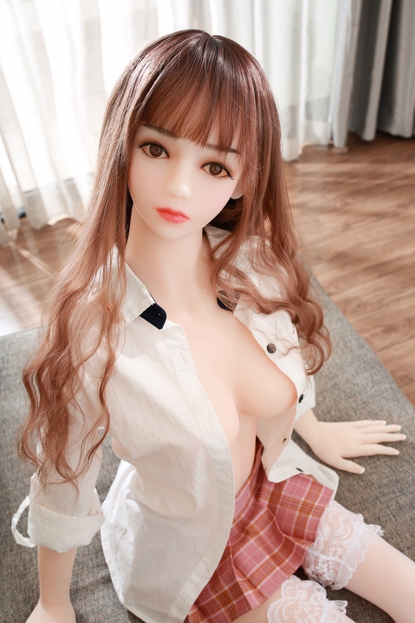 148cm C Cup TPE Petite Breasts Gray Eyes Asian Sex Doll Gallery 3